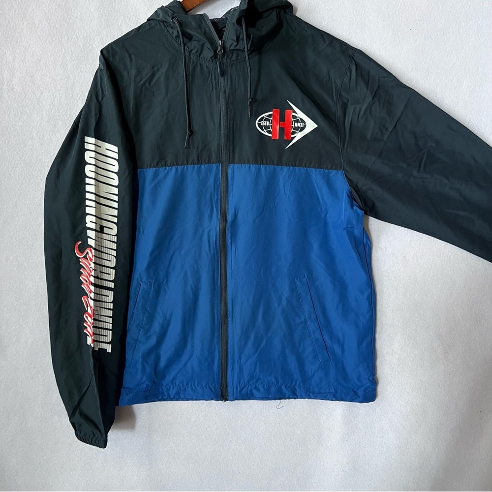 Hoonigan Worldwide Drifting Black and Blue Men's Jacket